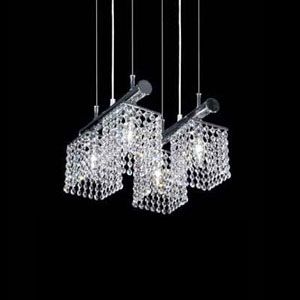 Broadway Square 4 Light Suspension by James R. Moder - Starlight Lighting USA and Canada